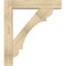 Ekena Millwork Olympic Block Rough Sawn Bracket w/ Offset Brace, Douglas Fir, 6"W x 28"D x 32"H BKT0604X28X32OLY05RDF - alternate 4